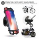 Olixar Universal Silicone Bike Mount For Smartphones Up to 7" - Black