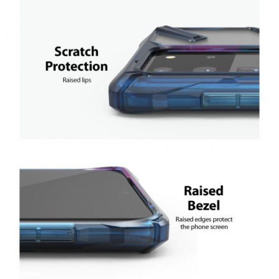 Ringke Fusion X Samsung Galaxy S20 Ultra Tough Case - Space Blue