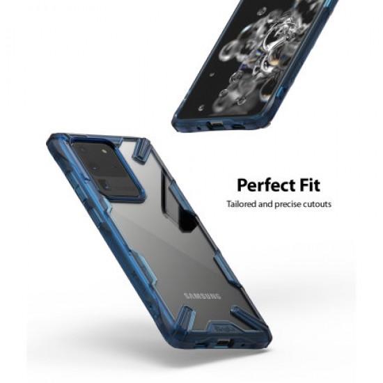 Ringke Fusion X Samsung Galaxy S20 Ultra Tough Case - Space Blue