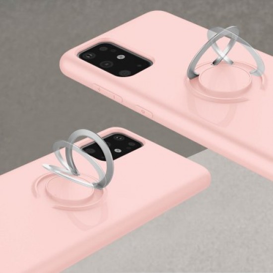 Zizo Revolve Series Galaxy S20 Plus Ultra Thin Ring Case - Rose Quartz Zizo Revolve Series Galaxy S20 Plus Ultra Thin Ring Case - Rose Quartz