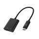 Scosche USB-C 3.5mm Headphone Adapter & Pass-Through Charging - Black Scosche USB-C 3.5mm Headphone Adapter & Pass-Through Charging - Black