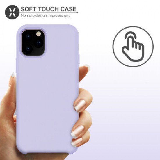 Olixar Soft Silicone iPhone 11 Pro Max Case - Lilac