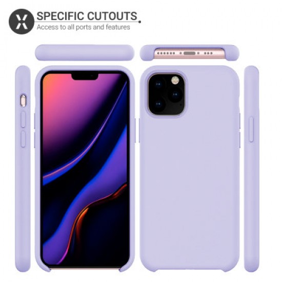 Olixar Soft Silicone iPhone 11 Pro Max Case - Lilac