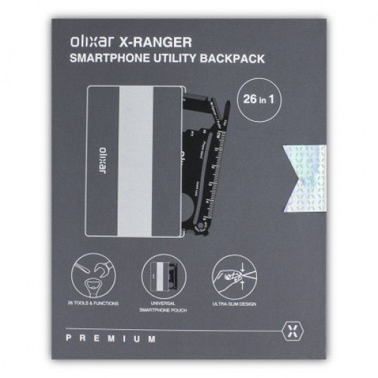 Olixar X-Ranger Everytool 26-in-1 Multi-Purpose Credit Card Tool