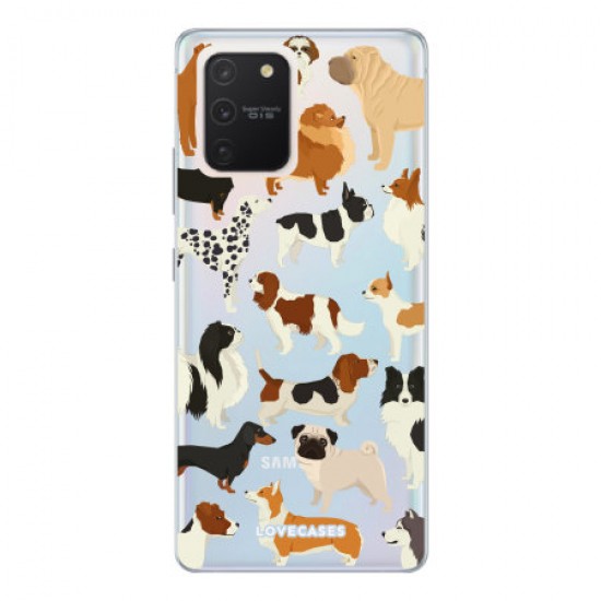 LoveCases Samsung Galaxy S10 Lite Gel Case - Dogs LoveCases Samsung Galaxy S10 Lite Gel Case - Dogs