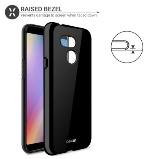 Olixar FlexiShield HTC Desire 12S Gel Case - Black
