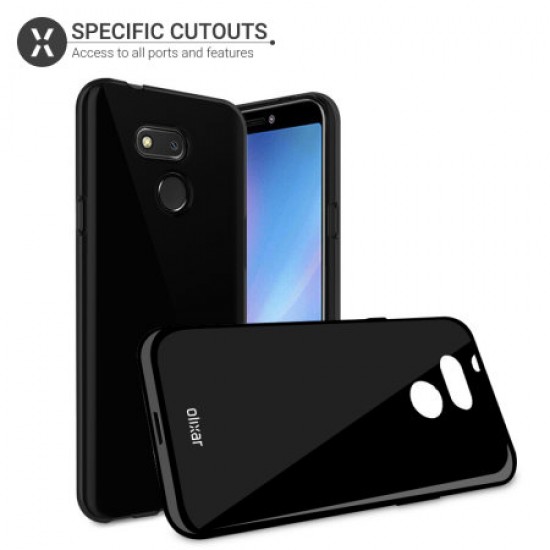 Olixar FlexiShield HTC Desire 12S Gel Case - Black
