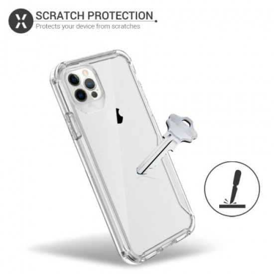 Olixar NovaShield iPhone 12 Pro Bumper Case - Clear