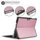 Olixar Leather-style Microsoft Surface Go 2 Folio Stand Case Rose Gold