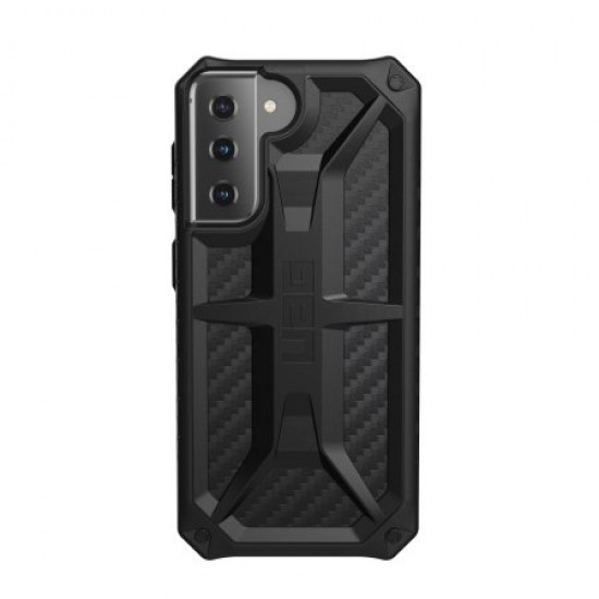 UAG Samsung Galaxy S21 Monarch Carbon Fiber Case - Black