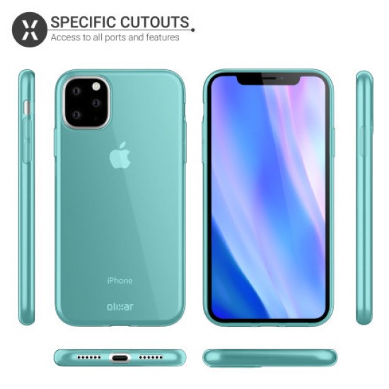 Olixar FlexiShield iPhone 11 Pro Gel Case - Blue