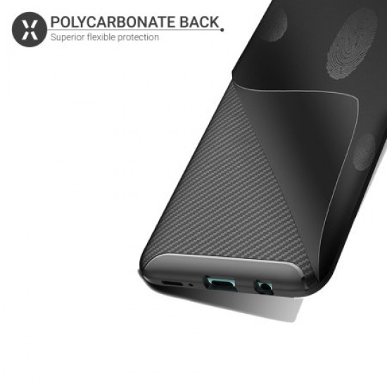 Olixar Carbon Fibre Samsung Galaxy A50 Case - Black