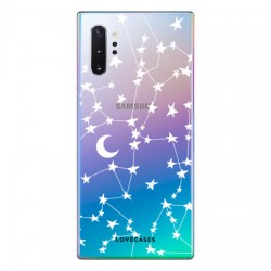 LoveCases Samsung Note 10 Plus Starry Design Clear Phone Case