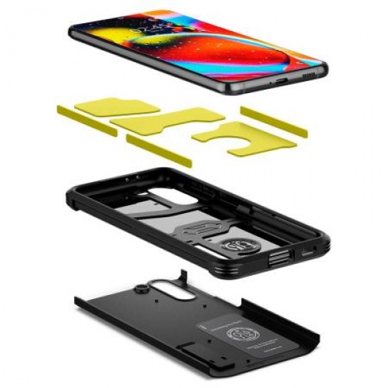Spigen Samsung Galaxy S21 Tough Armor Rugged Case - Black