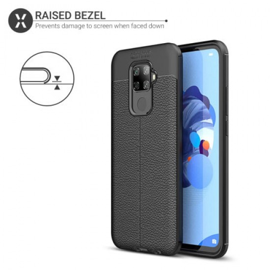 Olixar Attache Huawei Nova 5i Pro Leather-Style Case - Black