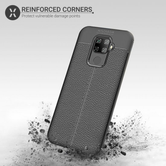 Olixar Attache Huawei Nova 5i Pro Leather-Style Case - Black