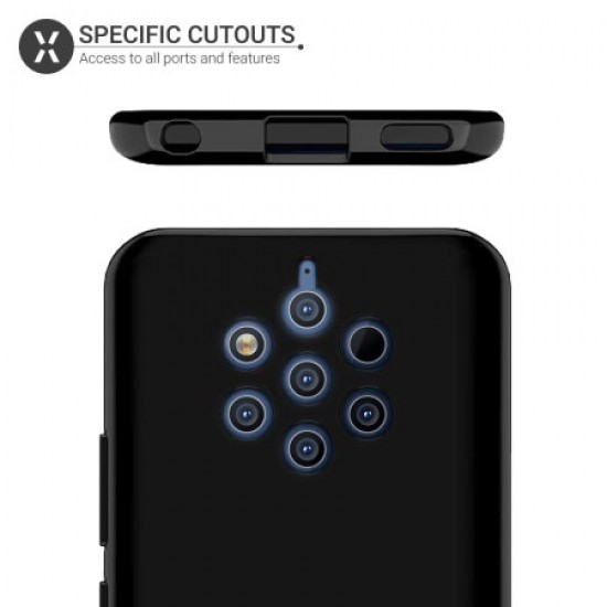 Olixar FlexiShield Nokia 9 Pureview Gel Case - Black Olixar FlexiShield Nokia 9 Pureview Gel Case - Black