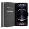 Olixar Genuine Leather iPhone 12 Pro Wallet Case - Grey