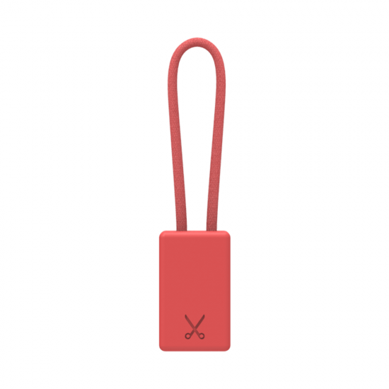 PHILO Lightning MFI Charging Cable Keychain for Apple Device - Red PHILO Lightning MFI Charging Cable Keychain for Apple Device - Red