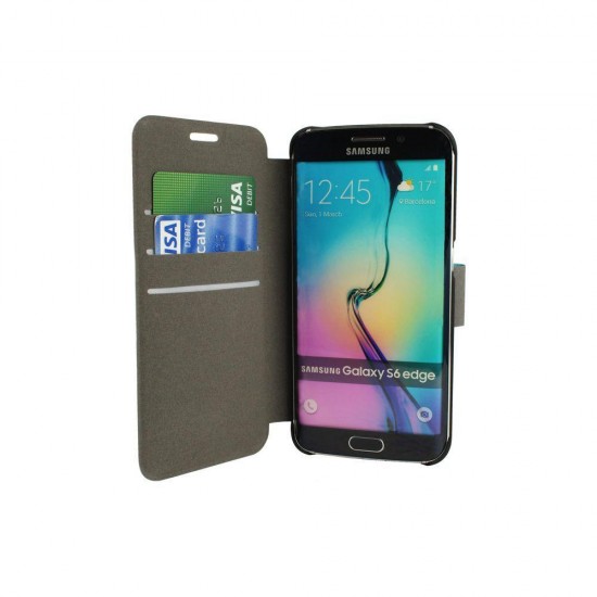 Redneck Elano Stand Folio Case for Samsung Galaxy S6 Edge in Aqua Redneck Elano Stand Folio Case for Samsung Galaxy S6 Edge in Aqua