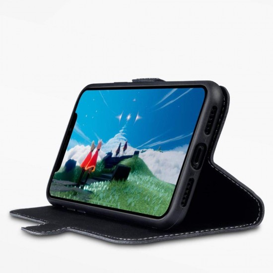 Terrapin Apple iPhone X/XS Ultra Slim Genuine Leather Wallet Case - Black Terrapin Apple iPhone X/XS Ultra Slim Genuine Leather Wallet Case - Black
