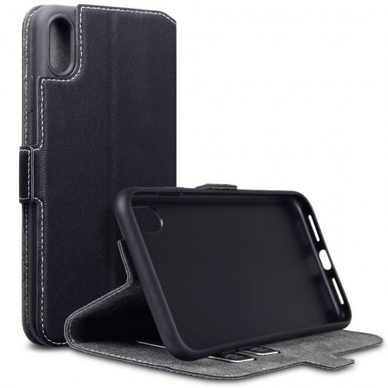 Terrapin Apple iPhone XS Max Ultra Slim Faux Leather Wallet Case - Black Terrapin Apple iPhone XS Max Ultra Slim Faux Leather Wallet Case - Black