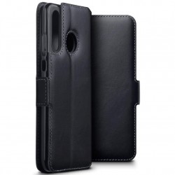 Terrapin Huawei P30 Lite Ultra Slim Genuine Leather Wallet Case - Black