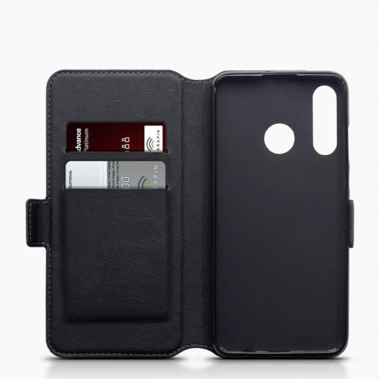 Terrapin Huawei P30 Lite Ultra Slim Genuine Leather Wallet Case - Black Terrapin Huawei P30 Lite Ultra Slim Genuine Leather Wallet Case - Black