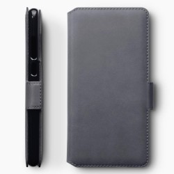 Terrapin Huawei P30 Ultra Slim Genuine Leather Wallet Case - Grey