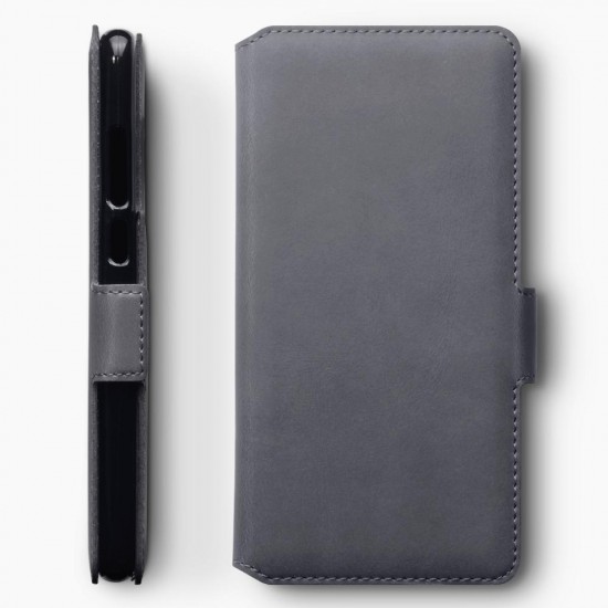 Terrapin Huawei P30 Ultra Slim Genuine Leather Wallet Case - Grey