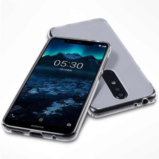 Terrapin Nokia 5.1 Plus Slim Gel Case - Clear