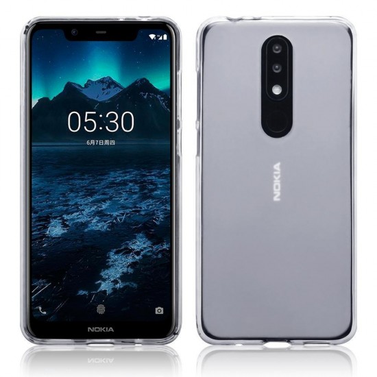 Terrapin Nokia 5.1 Plus Slim Gel Case - Clear