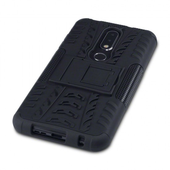 Terrapin Nokia 6.1 Plus Rugged Shockproof Tough Case - Black Terrapin Nokia 6.1 Plus Rugged Shockproof Tough Case - Black