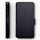 Terrapin Nokia 6.1 PLUS/X6 Ultra Slim Faux Leather Wallet Case - Black Carbon Fi