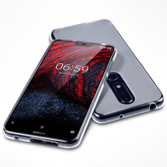 Terrapin Nokia 6.1 PLUS/X6 Slim Gel Case - Clear