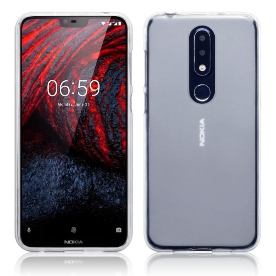 Terrapin Nokia 6.1 PLUS/X6 Slim Gel Case - Clear