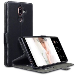 Terrapin Nokia 7 Plus Ultra Slim Faux Leather Wallet Case - Black