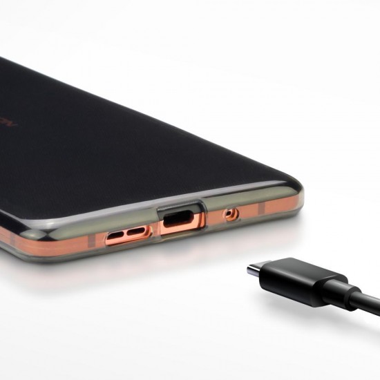 Terrapin Nokia 7 Plus Slim Gel Case - Smoke Black