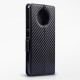 Terrapin Nokia 9 PureView Ultra Slim PU Leather Wallet Case - Black Carbon Fibre