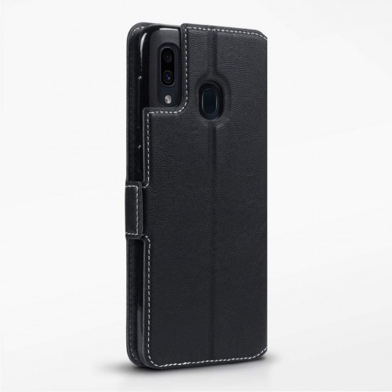 Terrapin Samsung Galaxy A30 Ultra Slim PU Leather Wallet Case - Black Terrapin Samsung Galaxy A30 Ultra Slim PU Leather Wallet Case - Black