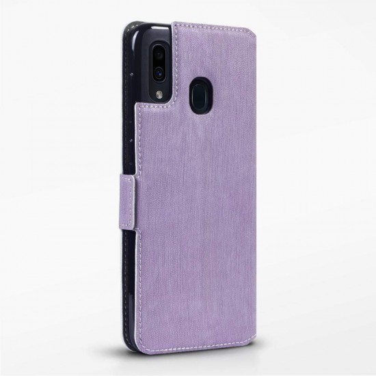 Terrapin Samsung Galaxy A30 Ultra Slim PU Leather Wallet Case - Purple Terrapin Samsung Galaxy A30 Ultra Slim PU Leather Wallet Case - Purple