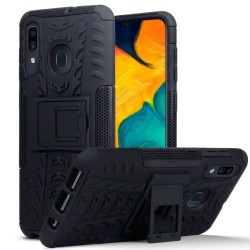 Terrapin Samsung Galaxy A30 Rugged Shockproof Tough Case - Black