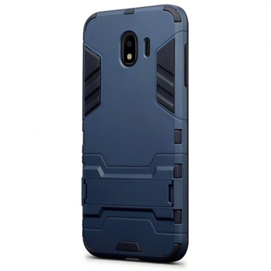 Terrapin Samsung Galaxy J4 2018 Dual Layer Impact Armour Stand Case - Blue Terrapin Samsung Galaxy J4 2018 Dual Layer Impact Armour Stand Case - Blue
