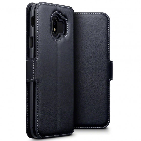 Terrapin Samsung Galaxy J4 2018 Ultra Slim Genuine Leather Wallet Case - Black Terrapin Samsung Galaxy J4 2018 Ultra Slim Genuine Leather Wallet Case - Black