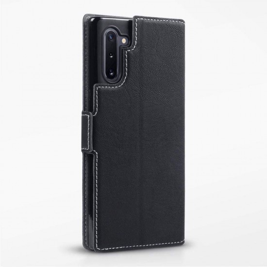 Terrapin Samsung Galaxy Note 10 Low Profile PU Leather Wallet Case - Black Terrapin Samsung Galaxy Note 10 Low Profile PU Leather Wallet Case - Black