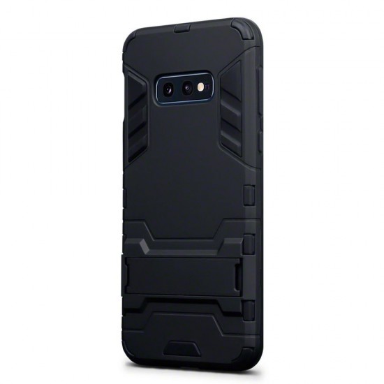 Terrapin Samsung Galaxy S10e Dual Layer Armour Case + Stand - Black Terrapin Samsung Galaxy S10e Dual Layer Armour Case + Stand - Black