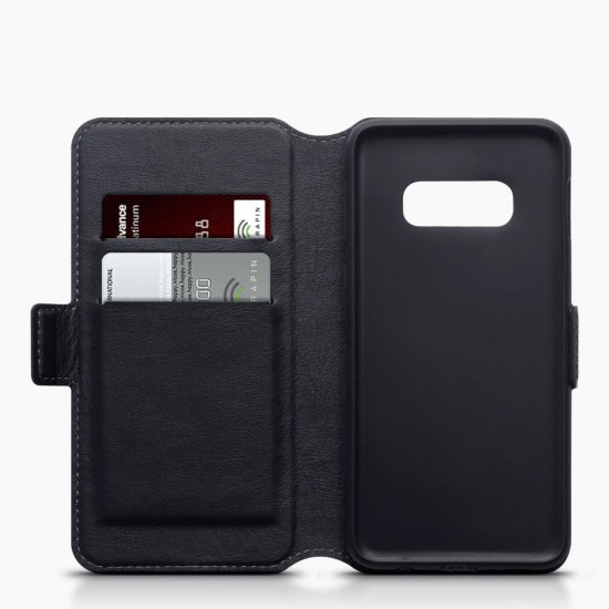 Terrapin Samsung Galaxy S10e Ultra Slim Genuine Leather Wallet Case - Black Terrapin Samsung Galaxy S10e Ultra Slim Genuine Leather Wallet Case - Black
