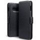 Terrapin Samsung Galaxy S10e Ultra Slim PU Leather Wallet Case - Black Carbon Terrapin Samsung Galaxy S10e Ultra Slim PU Leather Wallet Case - Black Carbon