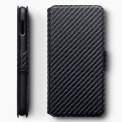 Terrapin Samsung Galaxy S10e Ultra Slim PU Leather Wallet Case - Black Carbon
