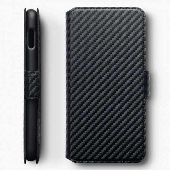 Terrapin Samsung Galaxy S10e Ultra Slim PU Leather Wallet Case - Black Carbon Terrapin Samsung Galaxy S10e Ultra Slim PU Leather Wallet Case - Black Carbon